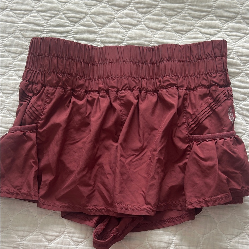 Women's Burgundy Shorts